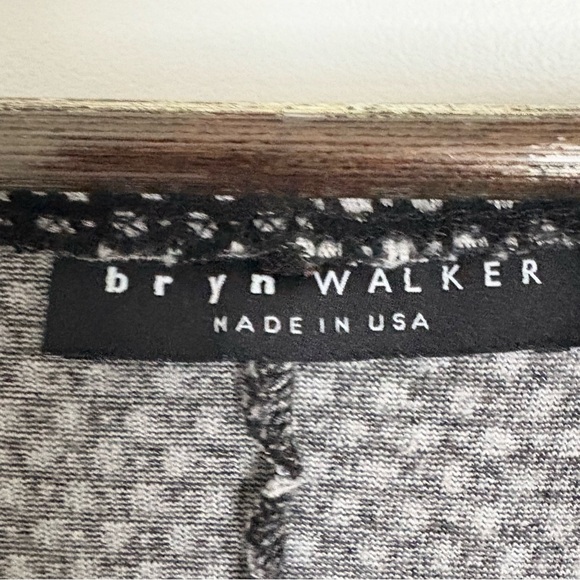 BRYN WALKER Jacquard Dot Knit Lagenlook Tunic Black and  Ivory | Size Small - Picture 4 of 6